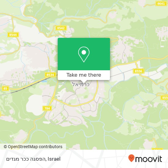 הפסגה ככר מגדים map