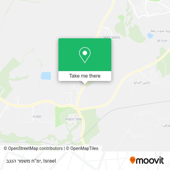 ימ''ח משמר הנגב map