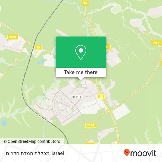 מכללת חמדת הדרום map