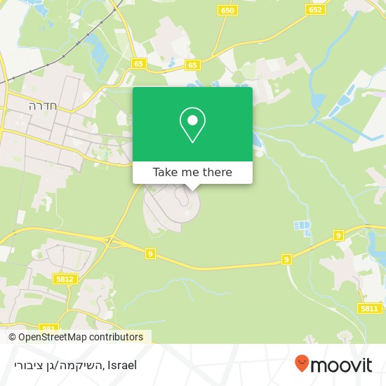 השיקמה/גן ציבורי map