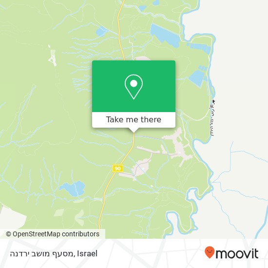 מסעף מושב ירדנה map