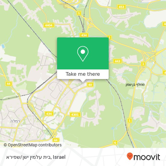 Карта בית עלמין ישן/שפירא
