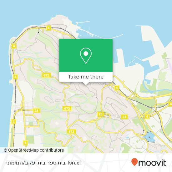 Карта בית ספר בית יעקב/המימוני
