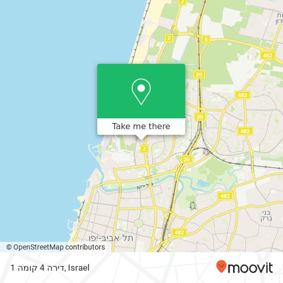 דירה 4    קומה 1 map