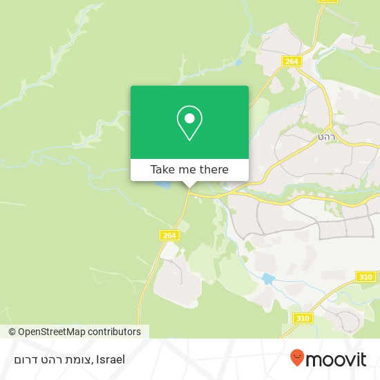 צומת רהט דרום map