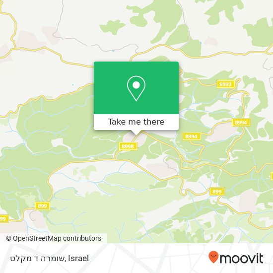 שומרה ד מקלט map