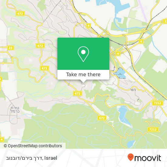 דרך בירם/דובנוב map