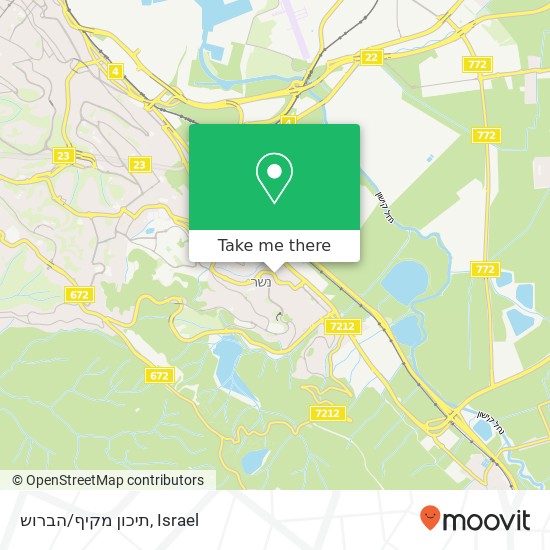 תיכון מקיף/הברוש map