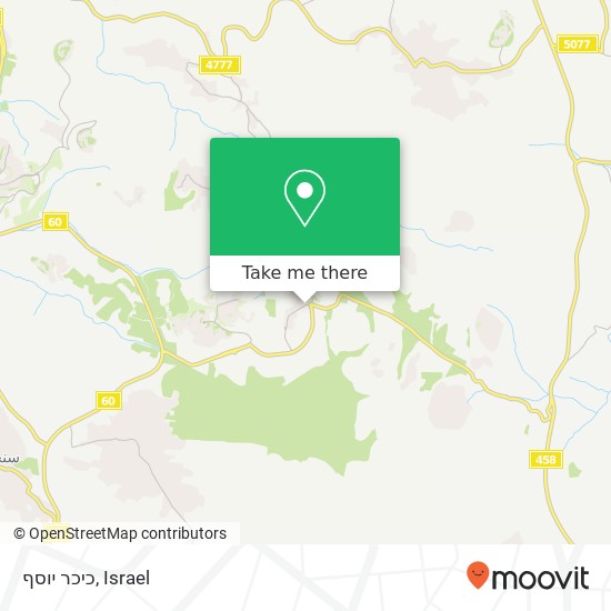 Карта כיכר יוסף