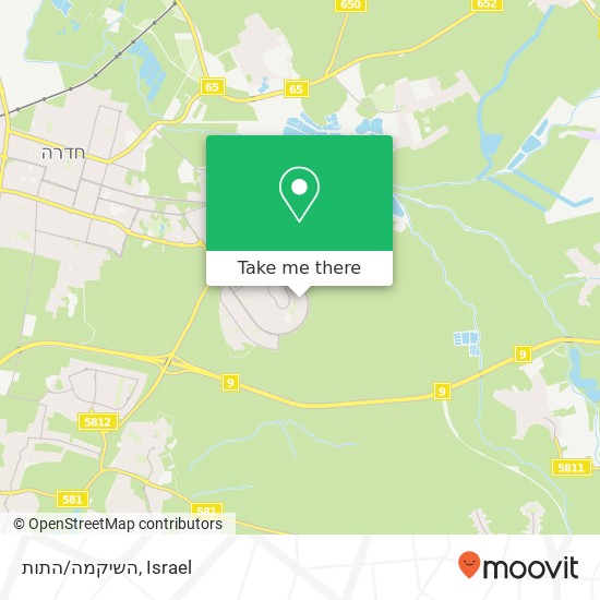 השיקמה/התות map