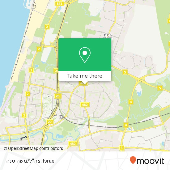 צה''ל/משה סנה map