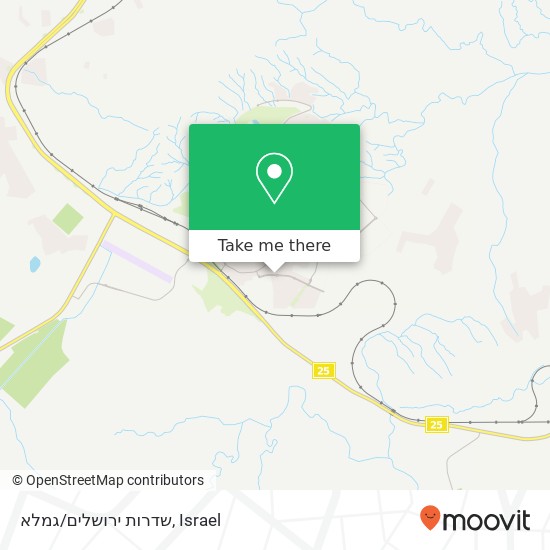 Карта שדרות ירושלים/גמלא