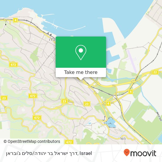 דרך ישראל בר יהודה / סלים ג'ובראן map