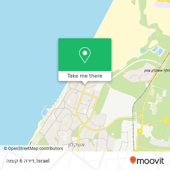 דירה 6 קומה map