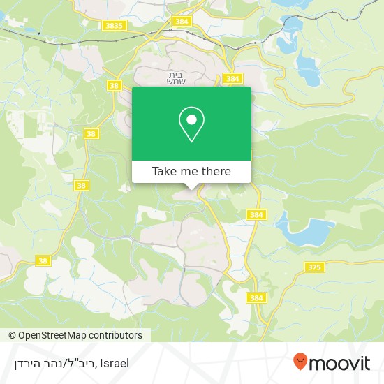Карта ריב''ל/נהר הירדן