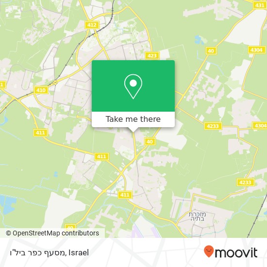 מסעף כפר ביל"ו map