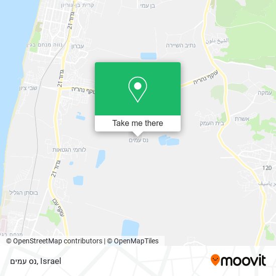 נס עמים map