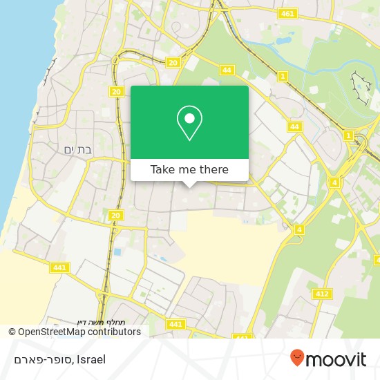 סופר-פארם map