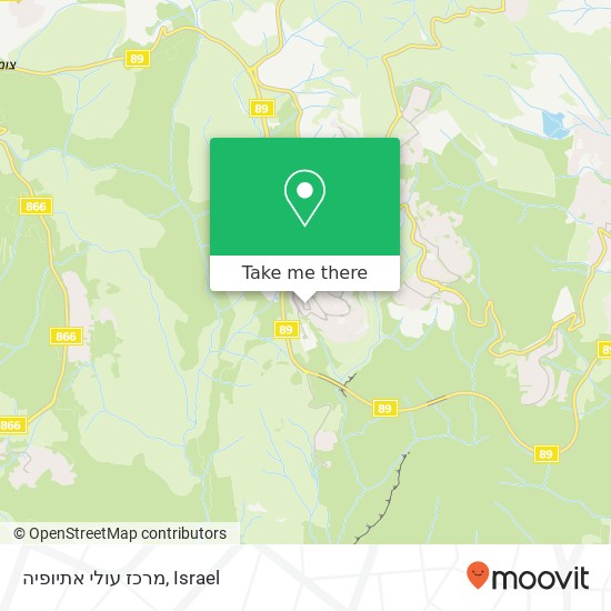 מרכז עולי אתיופיה map