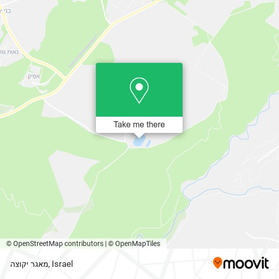 Карта מאגר יקוצה
