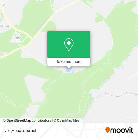 Карта מאגר יקוצה