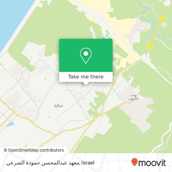 معهد عبدالمحسن حمودة الشرعي map