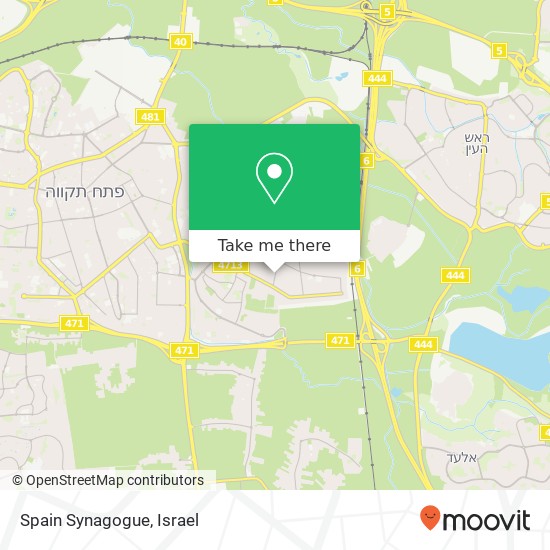 Spain Synagogue map