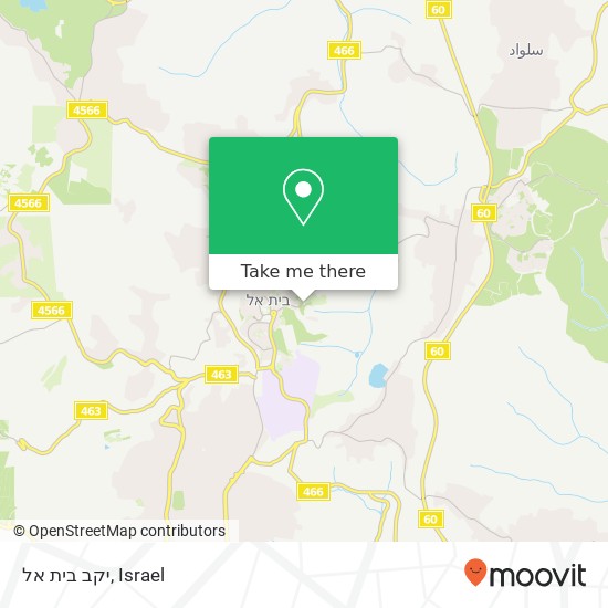 יקב בית אל map