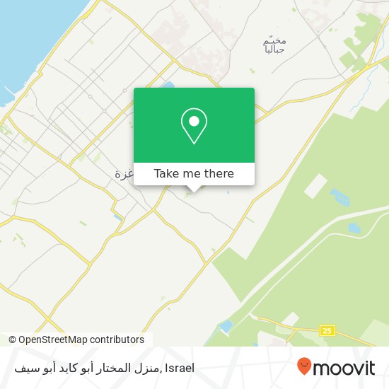 منزل المختار أبو كايد أبو سيف map