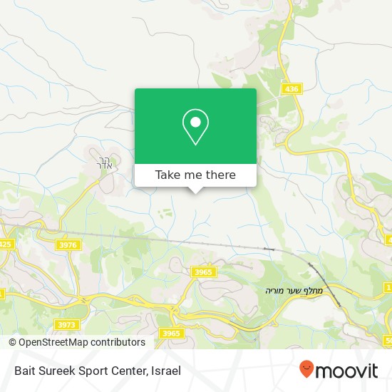 Bait Sureek Sport Center map