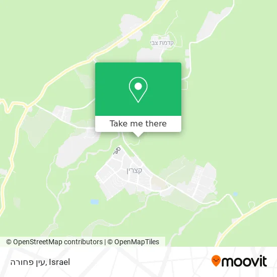 Карта עין פחורה