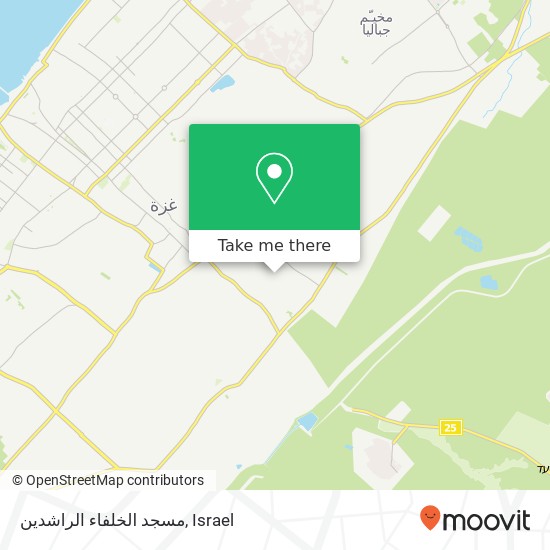 مسجد الخلفاء الراشدين map