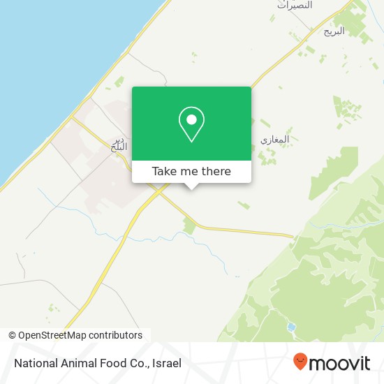 National Animal Food Co. map