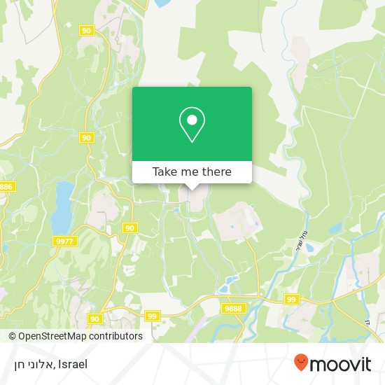 אלוני חן map