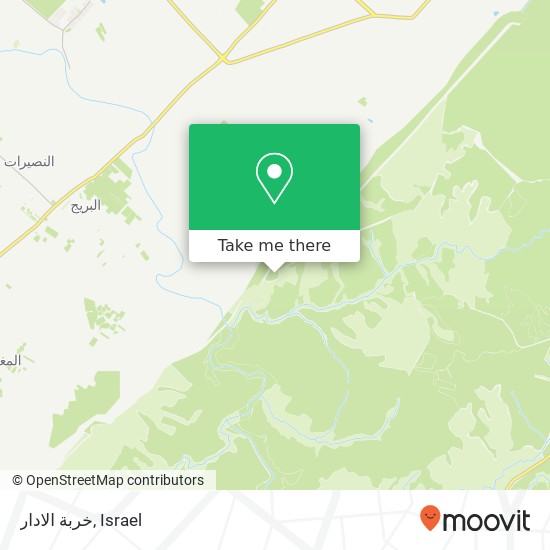 خربة الادار map