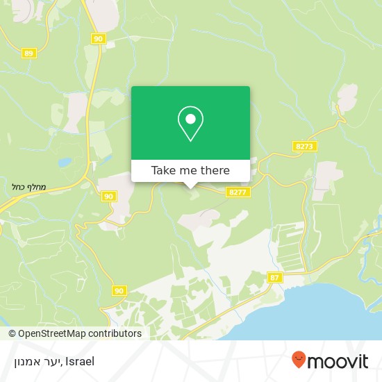 Карта יער אמנון