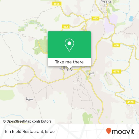 Ein Elbld Restaurant map