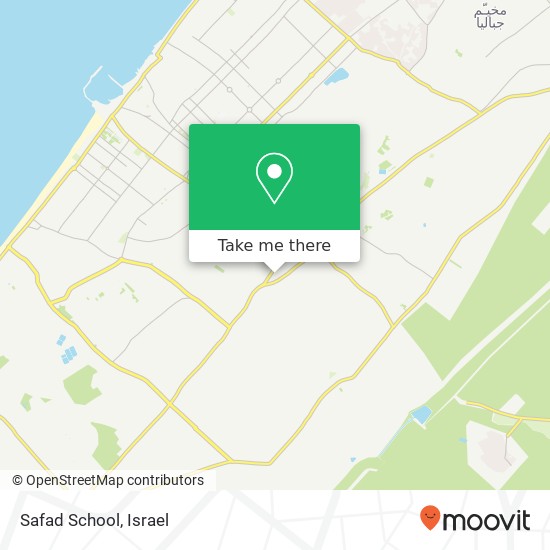 Safad School map