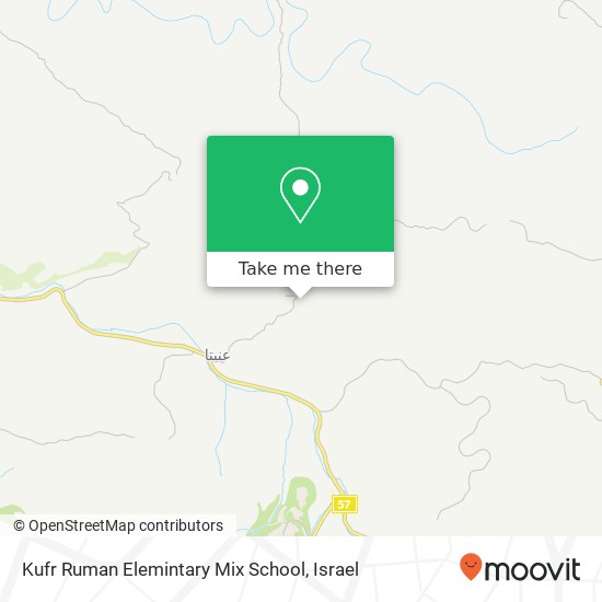 Kufr Ruman Elemintary Mix School map