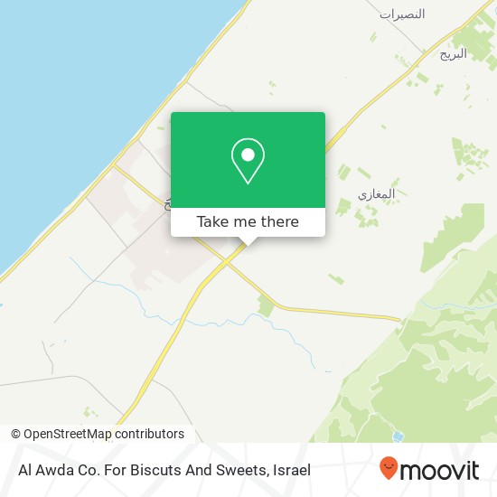 Al Awda Co. For Biscuts And Sweets map