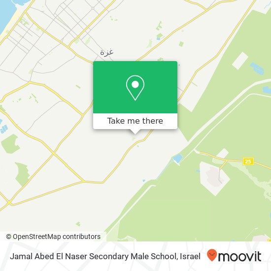 Jamal Abed El Naser Secondary Male School map