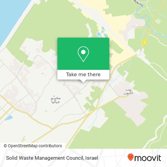 Solid Waste Management Council map