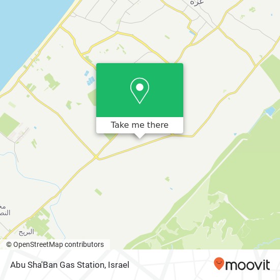 Abu Sha'Ban Gas Station map