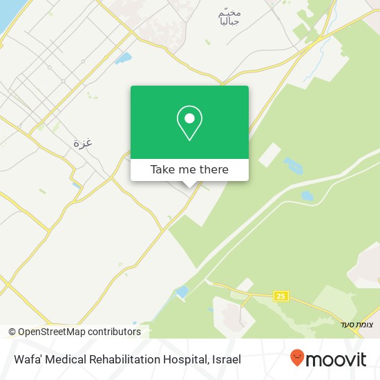 Wafa' Medical Rehabilitation Hospital map