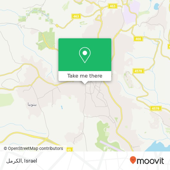 الكرمل map