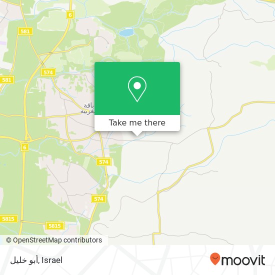 أبو خليل map