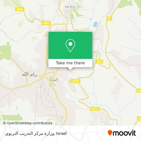 وزارة مركز التدريب التربوي map