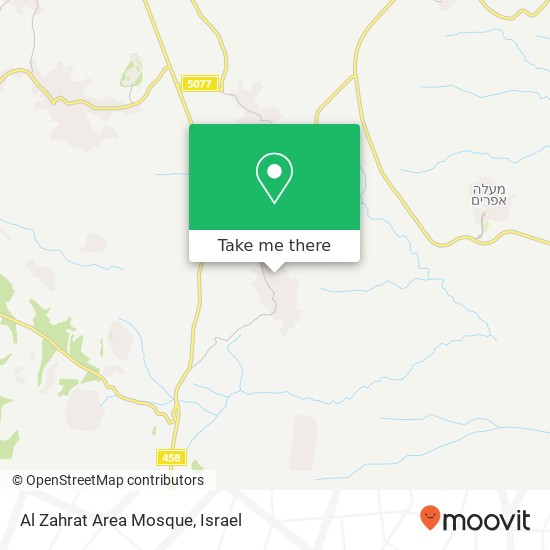 Al Zahrat Area Mosque map
