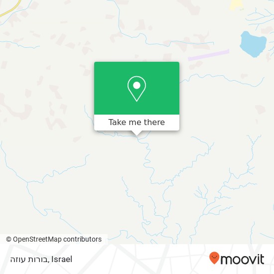 בורות עוזה map