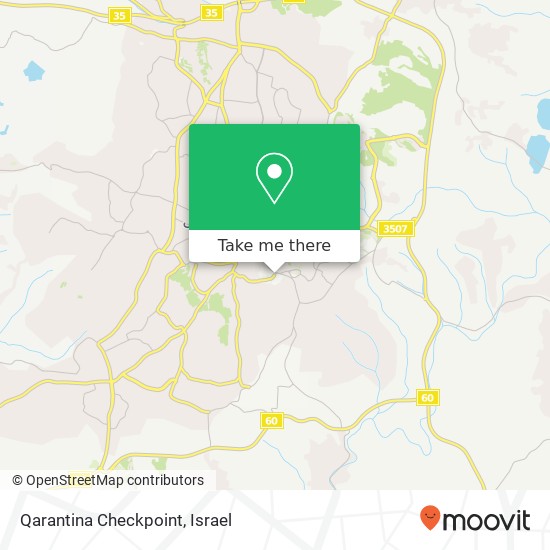 Qarantina Checkpoint map